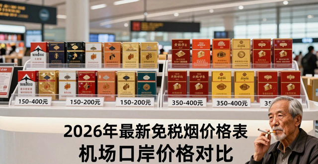 2026年最新免税烟价格表 机场口岸价格对比
