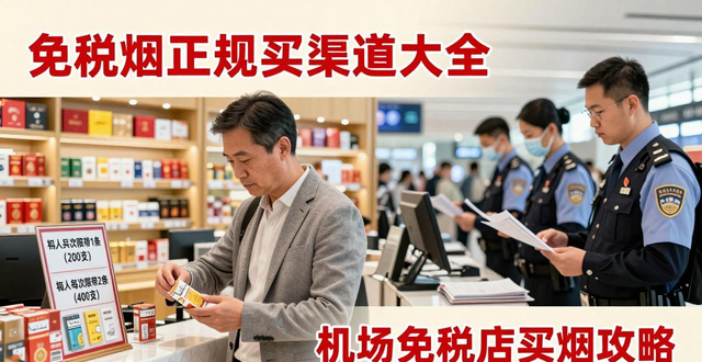 免税烟正规购买渠道大全 机场免税店买烟攻略